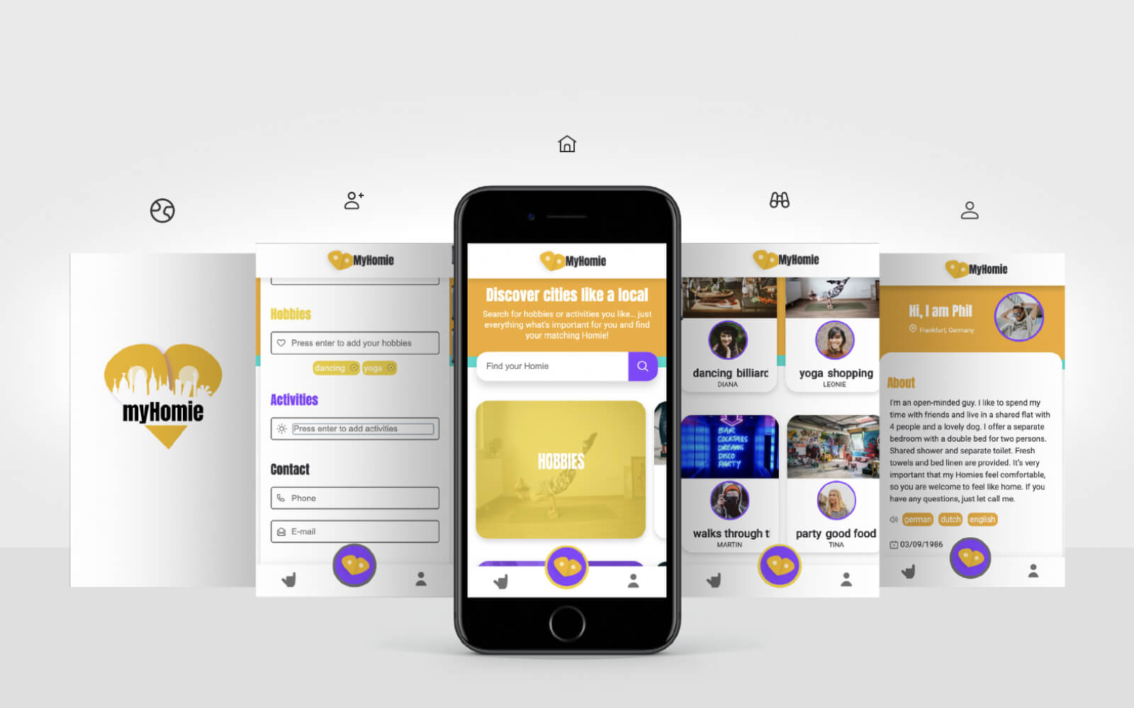 Homie App Screenshot