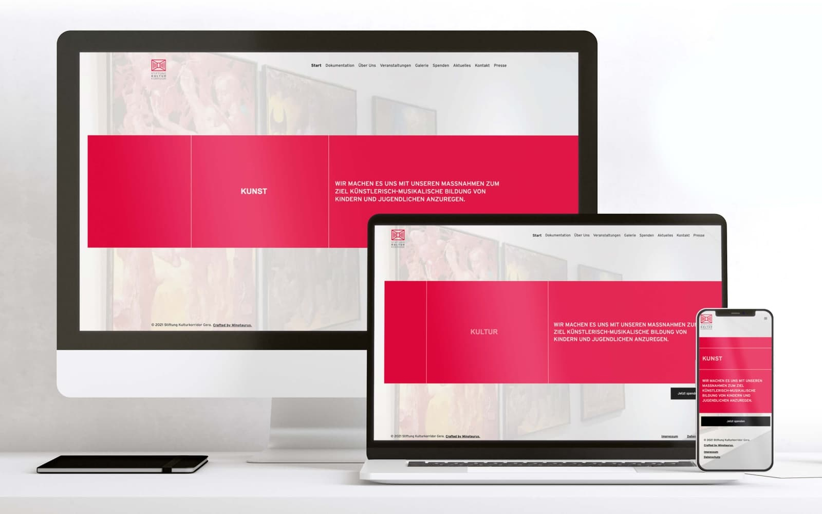 Kulturkorridor Website